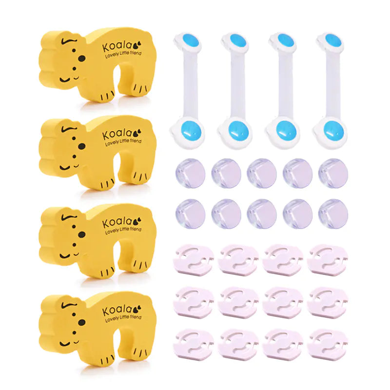 Juego de seguridad infantil TC20 con cierres y cubiertas protectoras