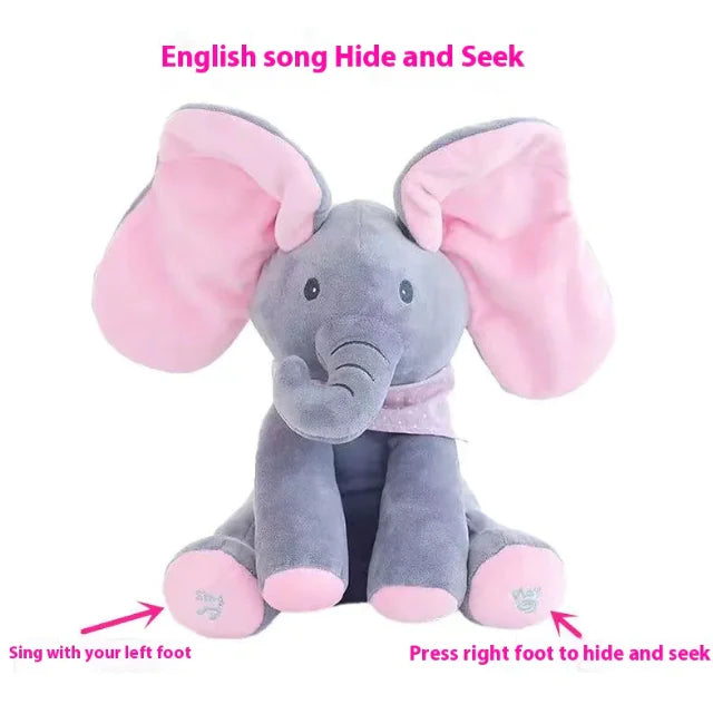 Elefante Musical Educativo de Peluche