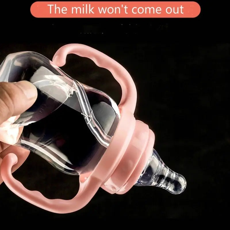 Biberones para recién nacidos con diseño, de plástico y asa integrada