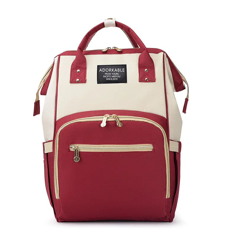 Bolsa de pañales ligera para bebé con gran capacidad