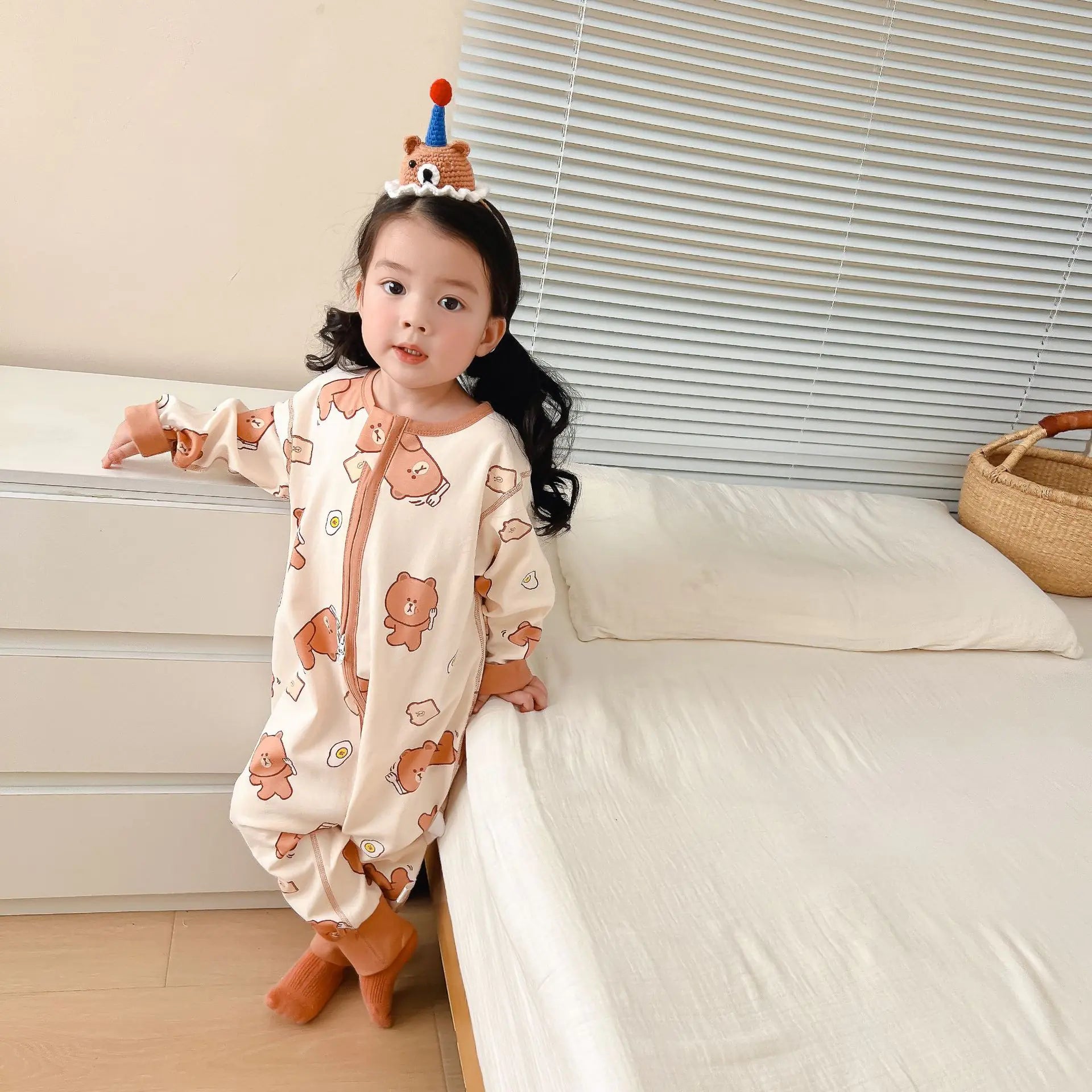 Saco de dormir de algodón para niños