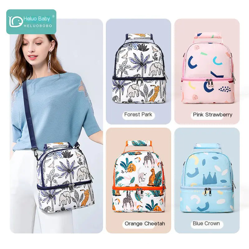 Bolsa de almacenamiento de leche materna con aislamiento de doble capa