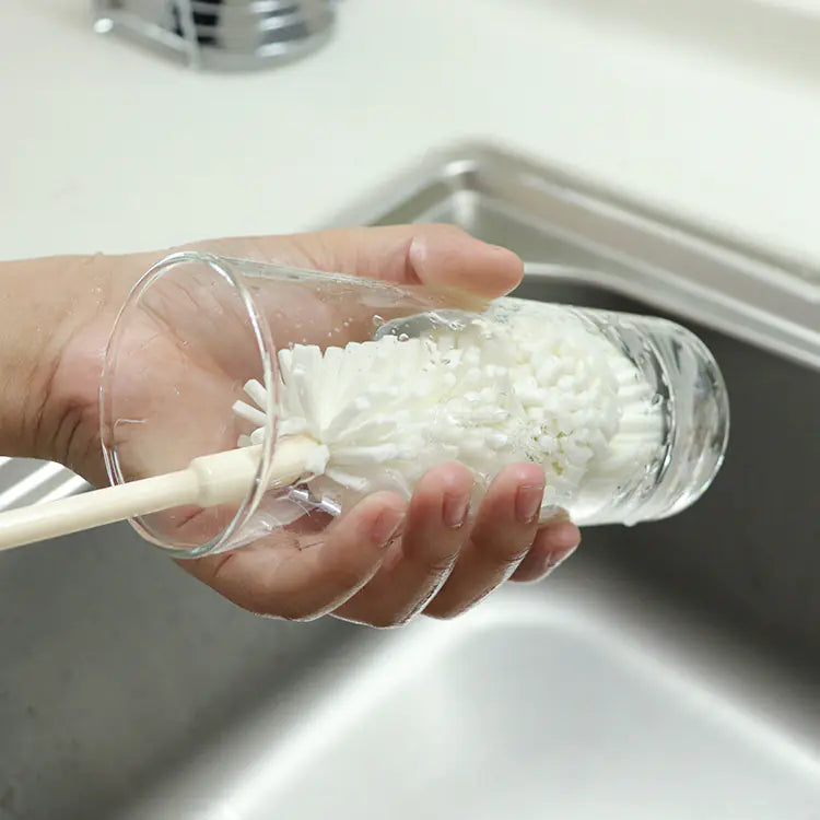 Cepillo de esponja de alta densidad para biberones y vasos de bebé