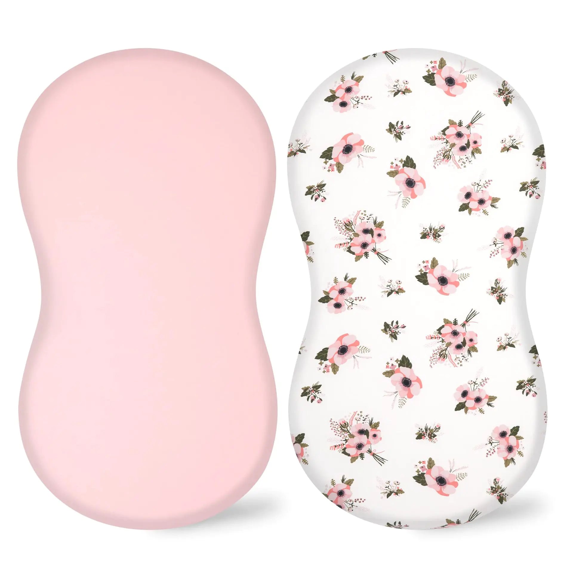 Sábana ajustable elástica estampada para cuna y cambiador de bebé