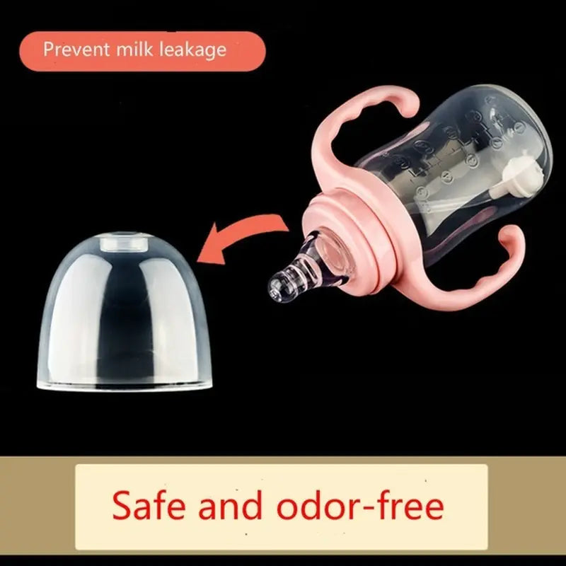 Biberones para recién nacidos con diseño, de plástico y asa integrada