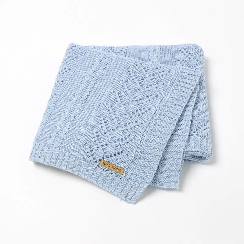 Preciosa manta infantil de algodón hueco