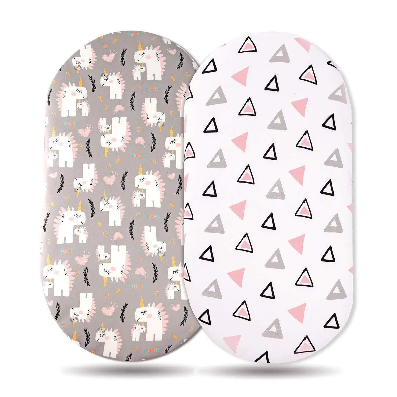 Sábana ajustable elástica estampada para cuna y cambiador de bebé