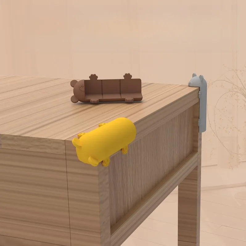 Protectores de esquinas anticolisión de silicona recortable en 3D