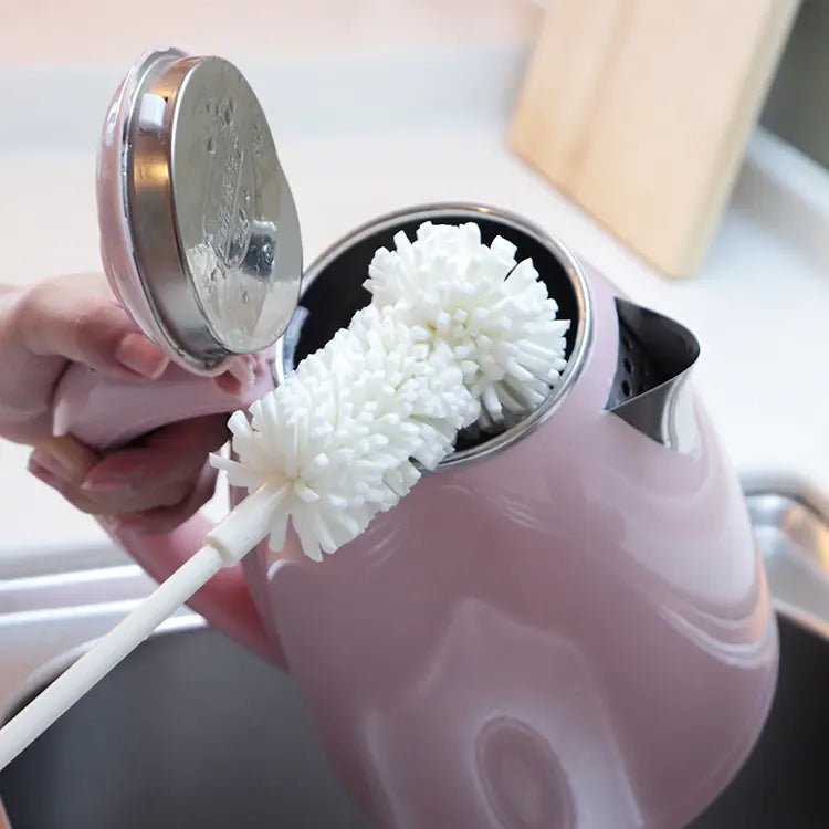 Cepillo de esponja de alta densidad para biberones y vasos de bebé