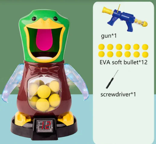 Juego de Tiro con Bomba de Aire y Pistola de Balas Blandas