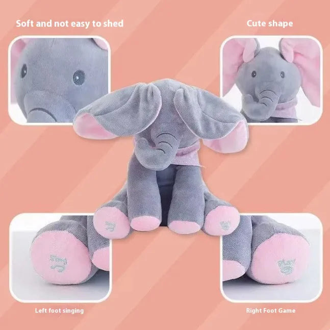 Elefante Musical Educativo de Peluche