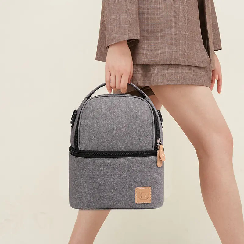 Bolsa de almacenamiento de leche materna con aislamiento de doble capa