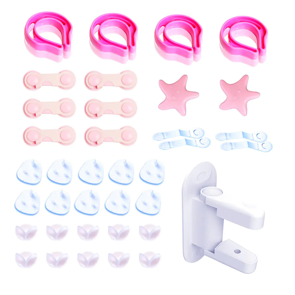 Juego de seguridad infantil TC20 con cierres y cubiertas protectoras