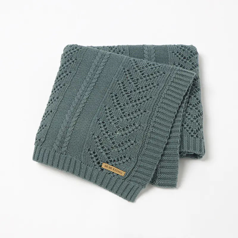 Preciosa manta infantil de algodón hueco