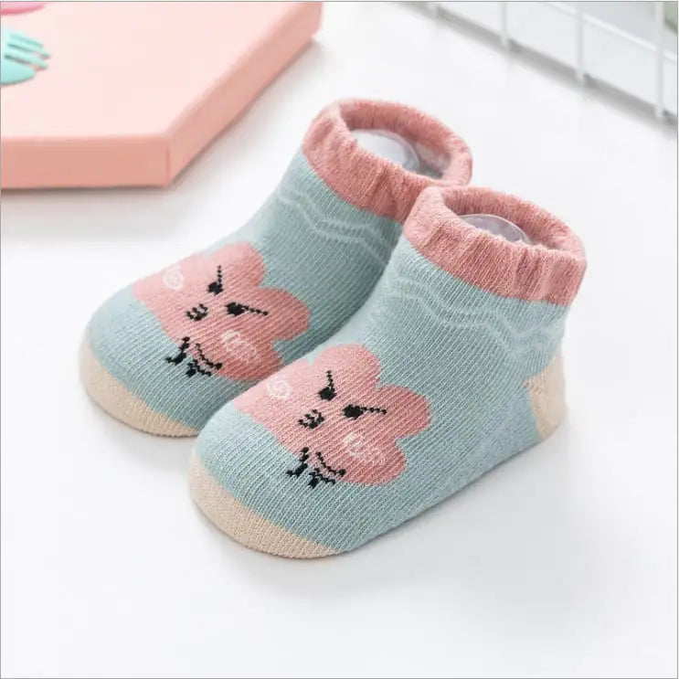 Calcetines de suelo para bebés y niños - Diseño dispensador