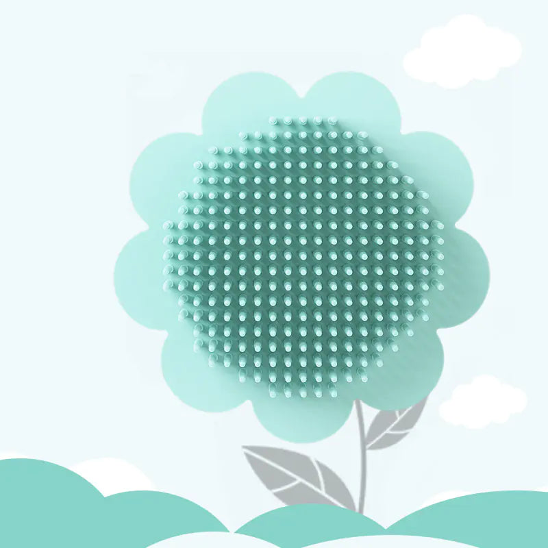 Cepillo de silicona para bebés para eliminar la caspa