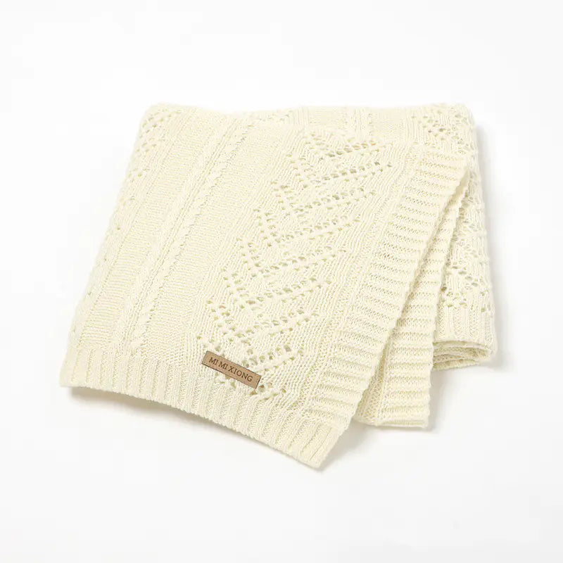 Preciosa manta infantil de algodón hueco