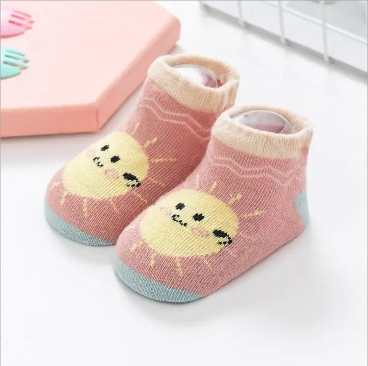 Calcetines de suelo para bebés y niños - Diseño dispensador