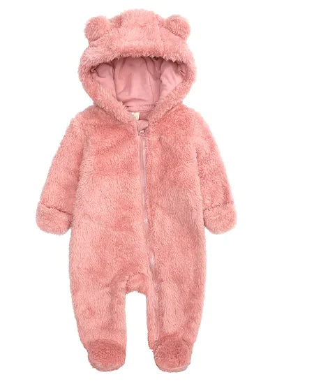 Pelele cálido de una pieza de franela para bebé