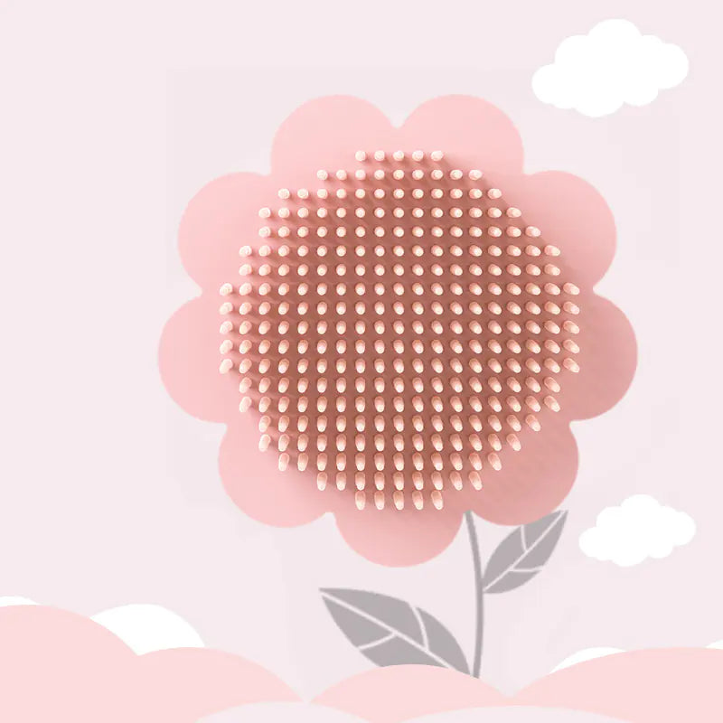 Cepillo de silicona para bebés para eliminar la caspa