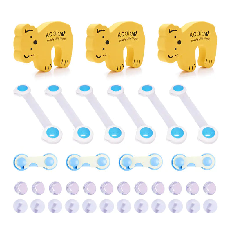 Juego de seguridad infantil TC20 con cierres y cubiertas protectoras