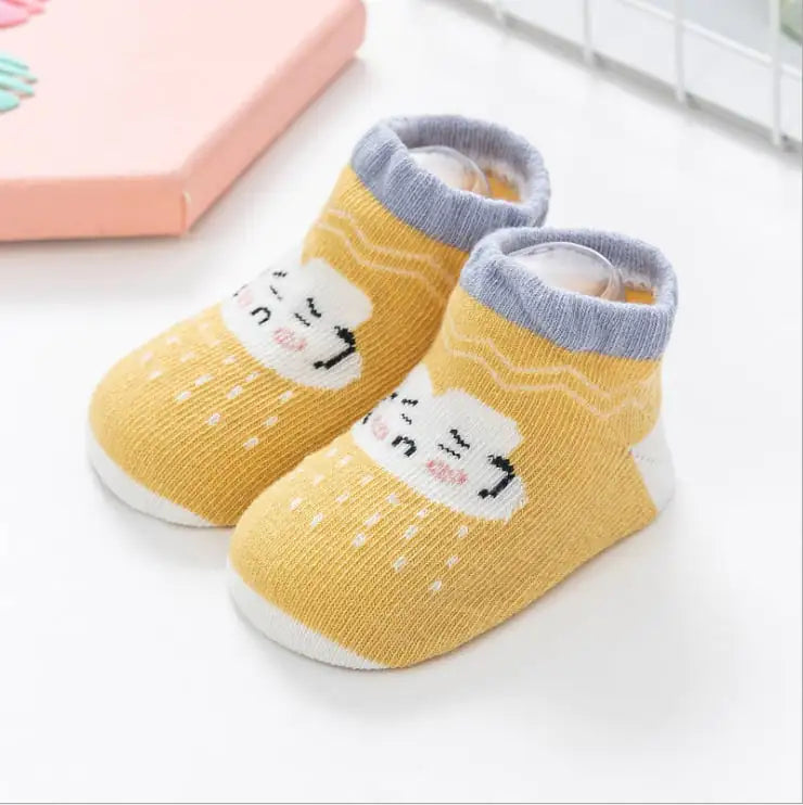 Calcetines de suelo para bebés y niños - Diseño dispensador
