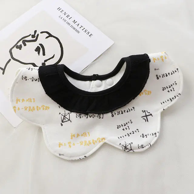 Babero de pétalos para bebé de las cuatro estaciones