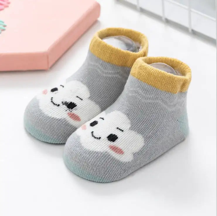 Calcetines de suelo para bebés y niños - Diseño dispensador