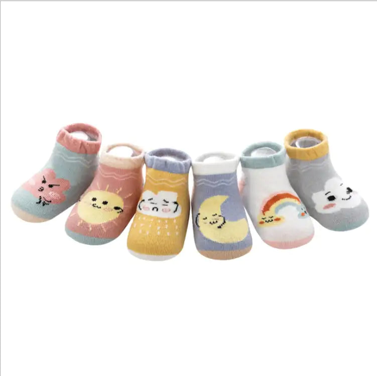 Calcetines de suelo para bebés y niños - Diseño dispensador